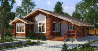 Строительство домов из двойного бруса под ключ Сургут цены от 12963 руб.