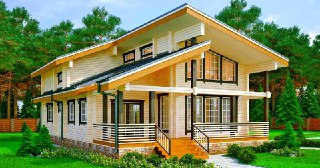 Проекты домов из бруса Сургут цена от 19703 руб.