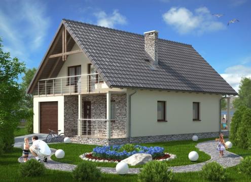 № 1007 Купить Проект дома Розтока. Закажите готовый проект № 1007 в Сургуте, цена 43452 руб.