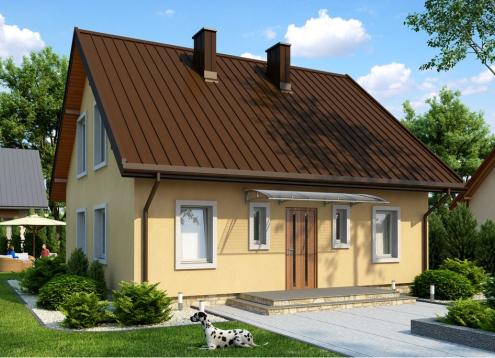 № 1069 Купить Проект дома Жарновец. Закажите готовый проект № 1069 в Сургуте, цена 34236 руб.