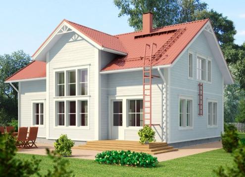 № 1212 Купить Проект дома Ностальгия 156. Закажите готовый проект № 1212 в Сургуте, цена 56160 руб.