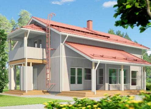 № 1217 Купить Проект дома Ратихера 162. Закажите готовый проект № 1217 в Сургуте, цена 58320 руб.