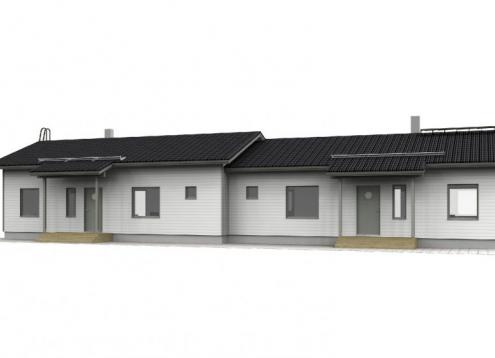 № 1227 Купить Проект дома ПТ 83-83. Закажите готовый проект № 1227 в Сургуте, цена 59760 руб.