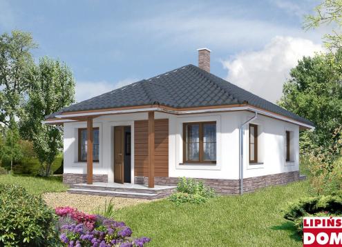 № 1556 Купить Проект дома Роузвиль. Закажите готовый проект № 1556 в Сургуте, цена 18400 руб.