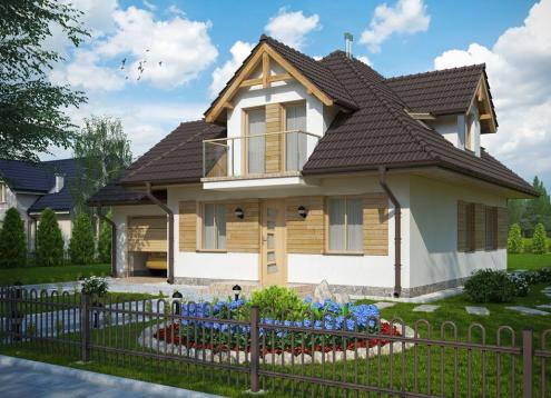 № 1563 Купить Проект дома Барт. Закажите готовый проект № 1563 в Сургуте, цена 41508 руб.