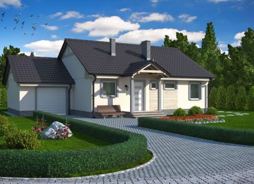 № 1565 Купить Проект дома Словикза. Закажите готовый проект № 1565 в Сургуте, цена 40860 руб.