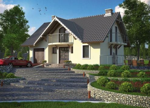 № 1571 Купить Проект дома Садогора. Закажите готовый проект № 1571 в Сургуте, цена 41796 руб.