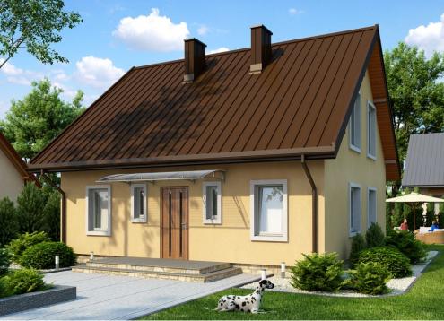 № 1573 Купить Проект дома Жарновец 2. Закажите готовый проект № 1573 в Сургуте, цена 34236 руб.