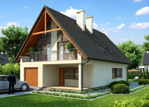 № 1591 Купить Проект дома Потазники. Закажите готовый проект № 1591 в Сургуте, цена 50040 руб.