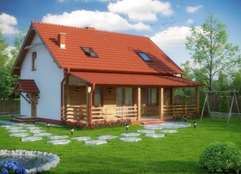 № 1598 Купить Проект дома Зерковице 2. Закажите готовый проект № 1598 в Сургуте, цена 42084 руб.