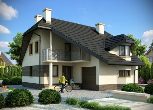 № 1606 Купить Проект дома Радушов. Закажите готовый проект № 1606 в Сургуте, цена 32436 руб.