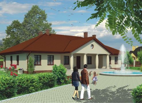 № 1614 Купить Проект дома Сохатый. Закажите готовый проект № 1614 в Сургуте, цена 73188 руб.