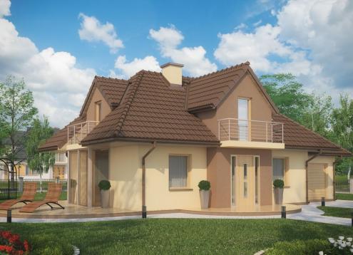 № 1622 Купить Проект дома Синезин. Закажите готовый проект № 1622 в Сургуте, цена 40788 руб.
