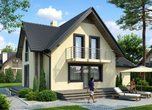 № 1643 Купить Проект дома Анютины 2. Закажите готовый проект № 1643 в Сургуте, цена 39636 руб.