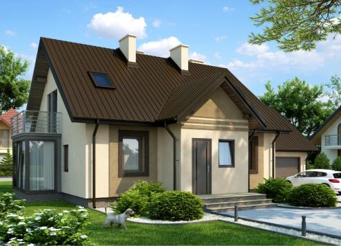 № 1644 Купить Проект дома Крокусы 2. Закажите готовый проект № 1644 в Сургуте, цена 53208 руб.