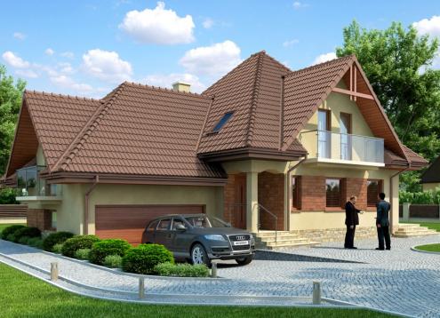 № 1654 Купить Проект дома Вереска 2. Закажите готовый проект № 1654 в Сургуте, цена 53784 руб.
