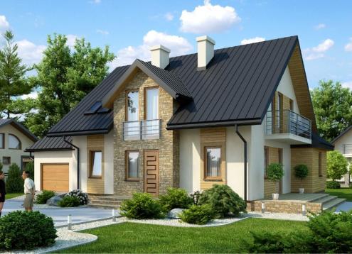 № 1657 Купить Проект дома Храброво Н. Закажите готовый проект № 1657 в Сургуте, цена 52812 руб.