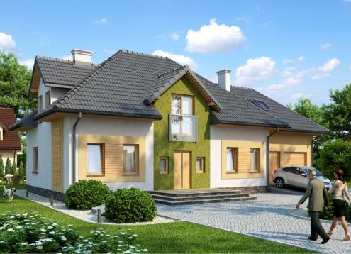 № 1820 Купить Проект дома Астра-2. Закажите готовый проект № 1820 в Сургуте, цена 59256 руб.